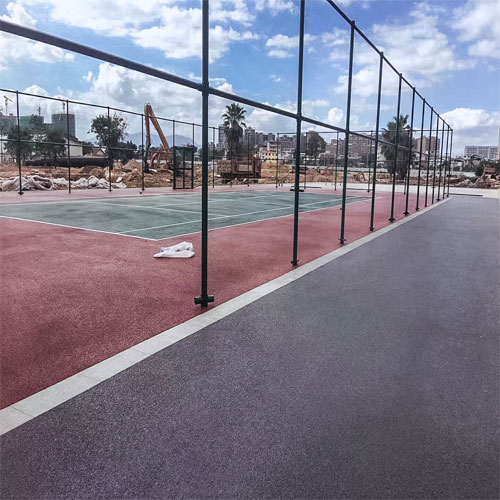 體育場(chǎng)塑膠透水地坪